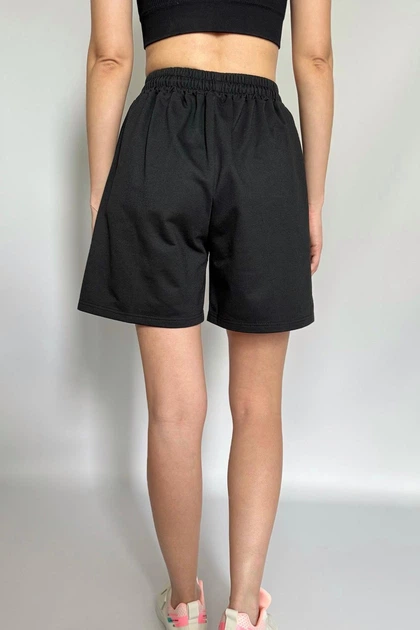 Трикотажные шорты бермуды BONNTEE XS-S черный - изображение 3