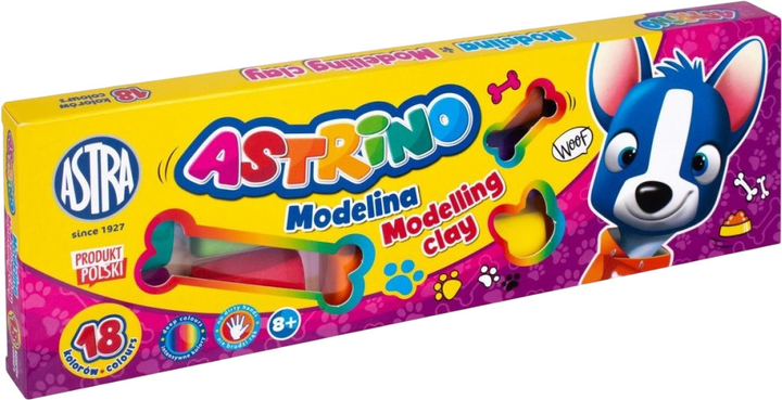 Plastelina Astra Astrino 18 kolorów (5901137158112) - obraz 2