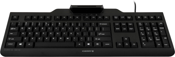 Klawiatura przewodowa Cherry KC 1000 SC USB Black (JK-A0100EU-2) - obraz 2