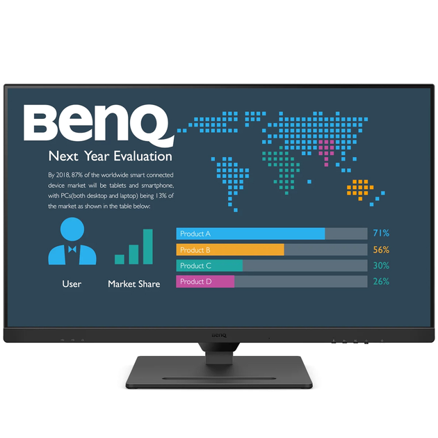 Монитор 31.5" BenQ BL3290QT IPS / 2K QHD / 75 Гц / 5 мс / колонки Black (9H.LLMLA.TPE) - изображение 4
