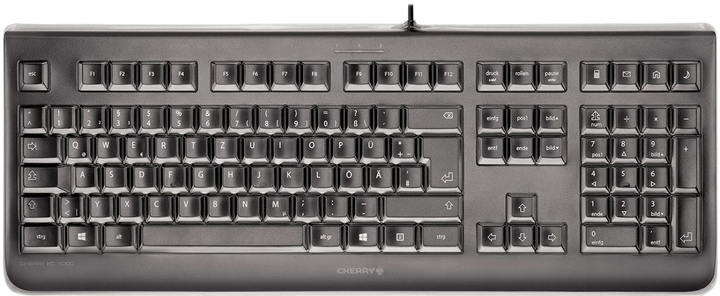 Klawiatura przewodowa Cherry KC 1068 USB Black (JK-1068EU-2) - obraz 1
