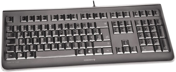Klawiatura przewodowa Cherry KC 1068 USB Black (JK-1068EU-2) - obraz 2