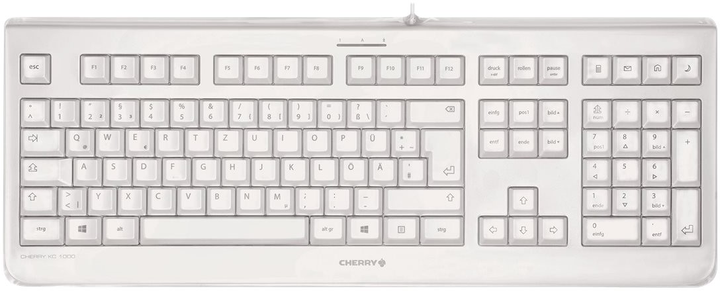 Klawiatura przewodowa Cherry KC 1068 USB Grey (JK-1068EU-0) - obraz 1