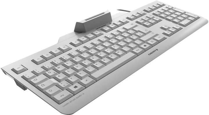 Клавіатура дротова Cherry Secure Board 1.0 USB Grey (JK-A0400EU-0) - зображення 2