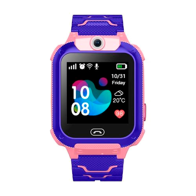 Дитячий смарт годинник телефон Uwatch CW5Z SIM карта, GPS, камера, SOS, вологозахист Pink - зображення 9