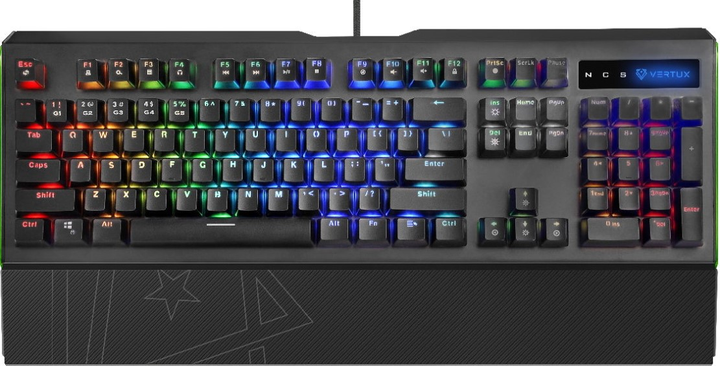Клавіатура дротова Vertux Toucan USB Black (TASTOUCAN) - зображення 1