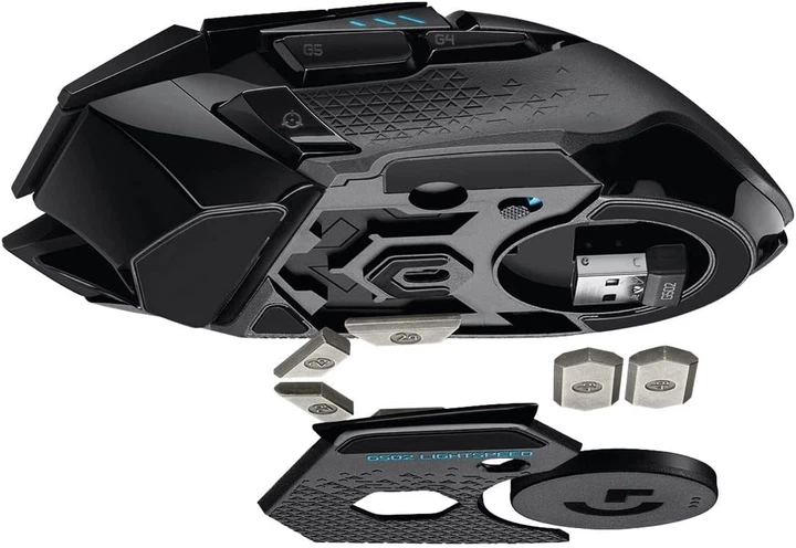 Мышь Logitech G502 Lightspeed Wireless Black (910-005567) - Фото 5 Мышь Logitech G502 Lightspeed Wireless Black (910-005567) - изображение 5