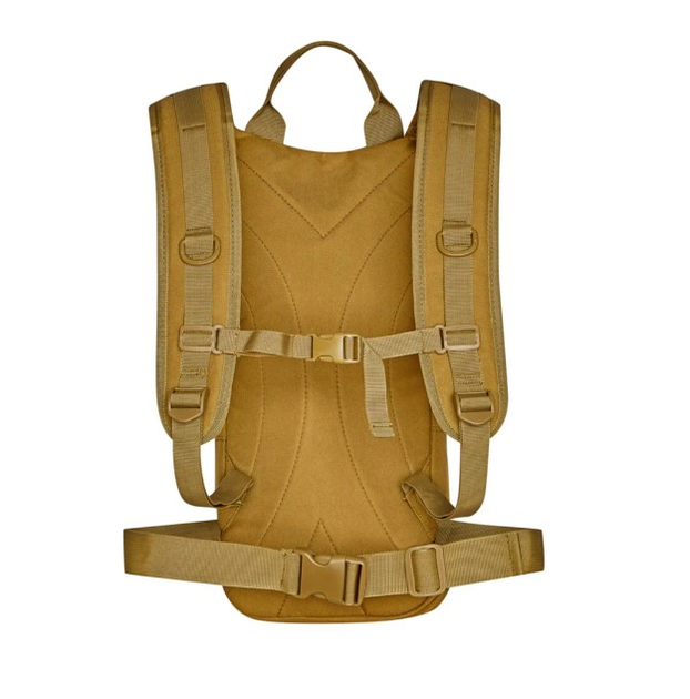 Рюкзак тактичний Nils Camp Crab NC1732 15L Коричневий (5907695546422) - зображення 3