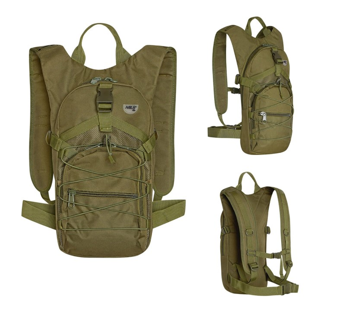 Рюкзак тактичний Nils Camp Crab NC1732 15L Зелений (5907695546446) - зображення 5