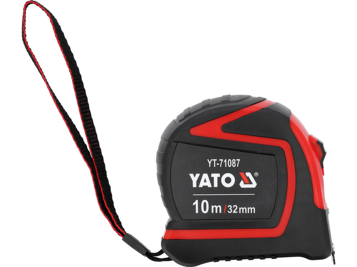 Рулетка вимірювальна YATO L 10 м x 32 мм зі сталевою стрічкою міліметрова шкала (YT-71087) (5906083113321) - зображення 2
