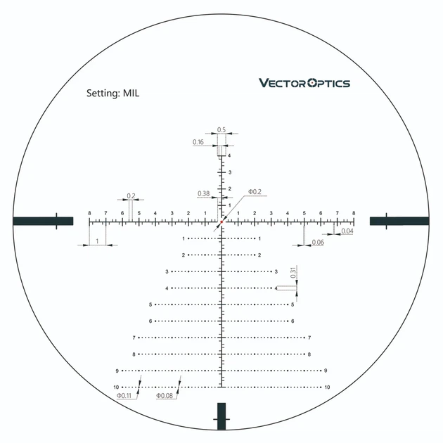 Прицел Vector Optics Continental 3-18x50 (34 мм) illum. FFP VCT-34 SCFF-28 - изображение 3