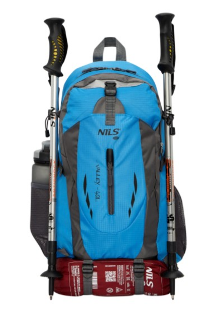 Рюкзак туристичний Nils Camp Valley NC1749 40L Синій (5907695554021) - зображення 5
