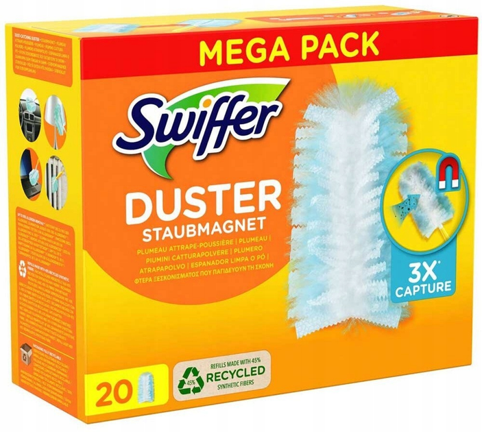 Wklady wymienne Swiffer do kurzu przyciagajace i zatrzymujace kurz 20 szt (8006540785249) (955555905120232) - Outlet - obraz 1
