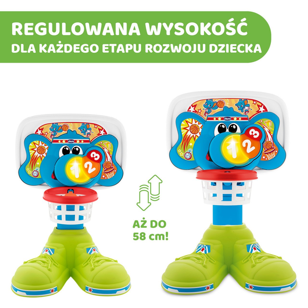 Баскетбол дитячий Chicco Fit & Fun зі світловими та звуковими ефектами 58 см (8058664087303) - зображення 14