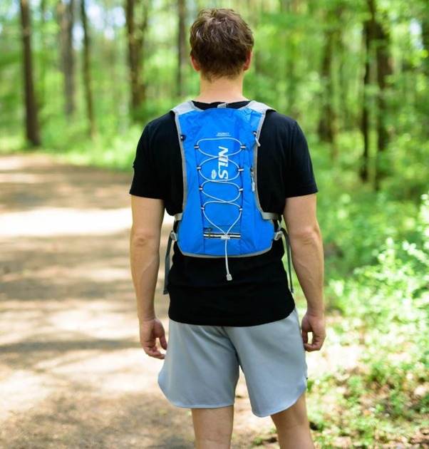 Рюкзак туристичний Nils Camp Journey NC1797 12L Синій (5907695546330) - зображення 16