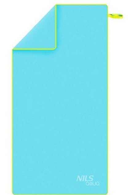 Ręcznik NILS AQUA NAR12 z mikrofibry 180 x 100 cm Jasnoniebieski (5907695592917) - obraz 2
