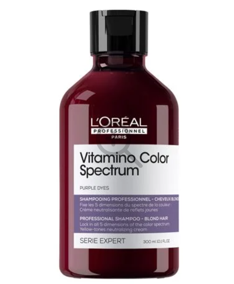 Шампунь для нейтрализации желтых тонов светлых волос L'Oréal Vitamino Color Spectrum 300 мл - Фото 1 Шампунь для нейтрализации желтых тонов светлых волос L'Oréal Vitamino Color Spectrum 300 мл - изображение 1