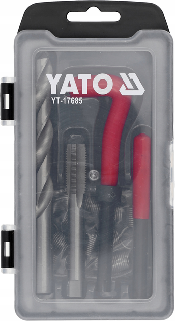 Zestaw naprawczy gwintów YATO M12 x 1.5 mm 20 szt YT-17685 (5906083104572) - obraz 2