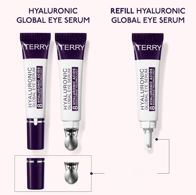 Змінний блок сироватки для шкіри навколо очей By Terry Hyaluronic Global 15 мл (3700076459623) - зображення 3