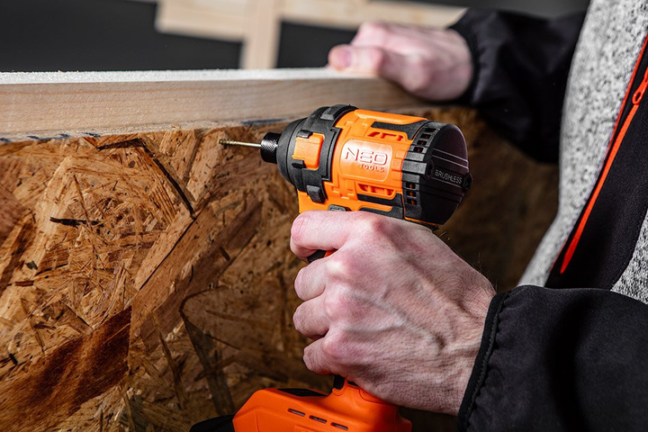 Акумуляторний ударний гайковерт NEO Tools 18V 300 Нм HEX 1/4" 04-612 без акумулятора та зарядного пристрою (5907558465600) - зображення 10