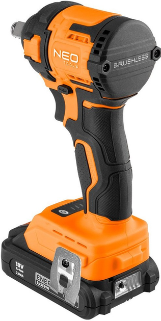 Акумуляторний ударний гайковерт NEO Tools 18V 350 Нм HEX 1/2" 04-613 без акумулятора та зарядного пристрою (5907558465617) - зображення 4