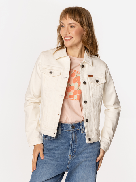 Kurtka jeansowa damska Lee Cooper Fabia-4842 S Biąla (5905991725121) - obraz 1