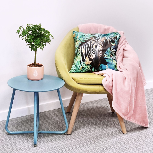 Stolik ogrodowy Patio Florian 45 cm Niebieski - obraz 3