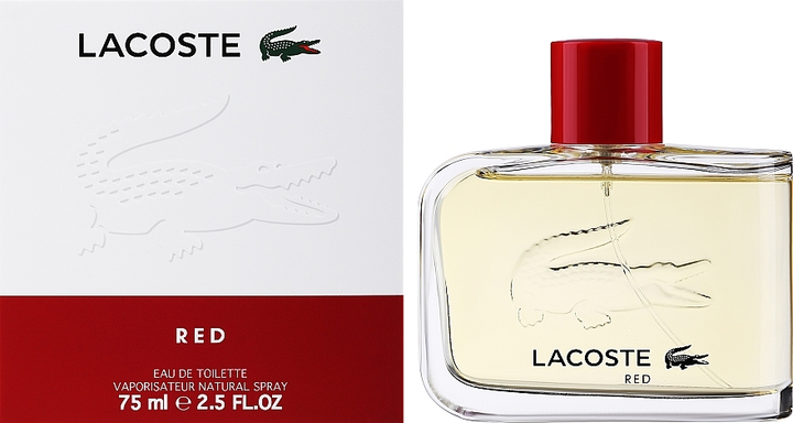 Woda toaletowa męska Lacoste Red 75 ml (3386460149327) - obraz 2