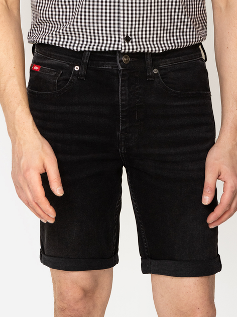Шорти джинсові короткі чоловічі Lee Cooper Dust-8169 XL Чорні (5905991726326) - зображення 1