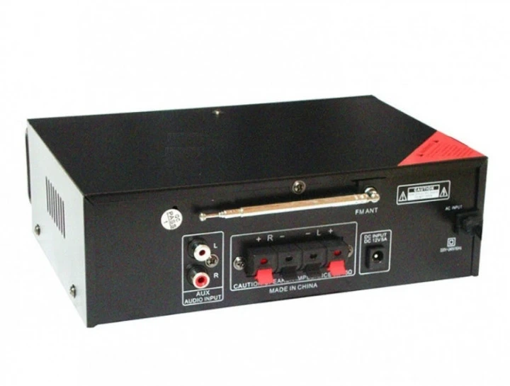 Потужний підсилювач звуку UKC SN-222 BT 2-х канальний Bluetooth USB FM пульт 4841 - зображення 5