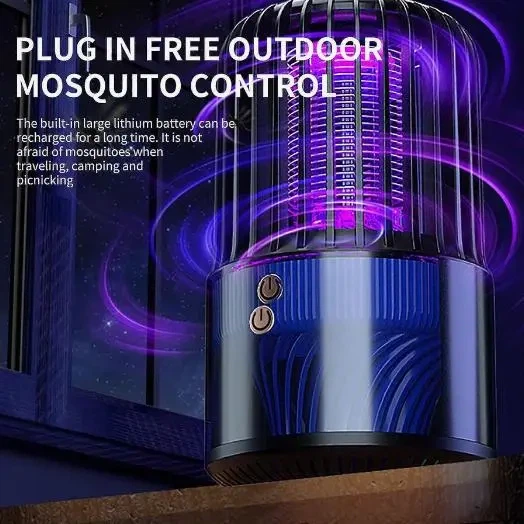 Электрическая лампа от комаров V15 mosquito killer 5В 1А 3000 мАч - Фото 2 Электрическая лампа от комаров V15 mosquito killer 5В 1А 3000 мАч - изображение 2