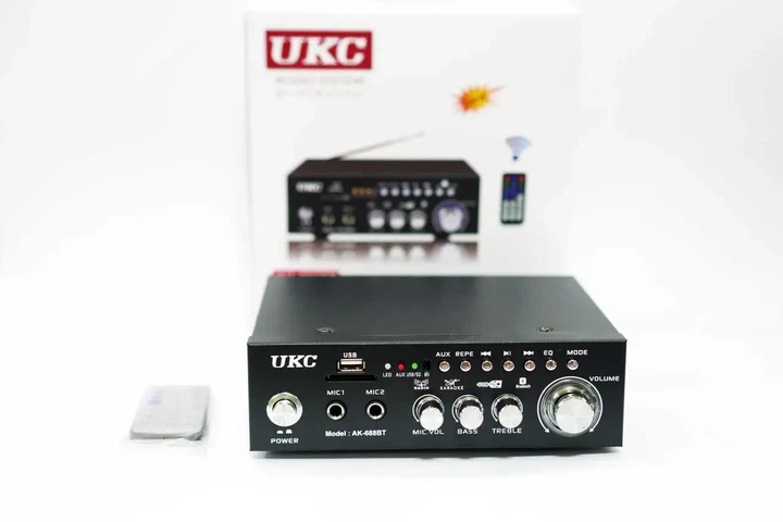 Усилитель звука UKC AK-688BT двухканальный усилитель FM-радио и US 30W 9489 - Фото 3 Усилитель звука UKC AK-688BT двухканальный усилитель FM-радио и US 30W 9489 - изображение 3
