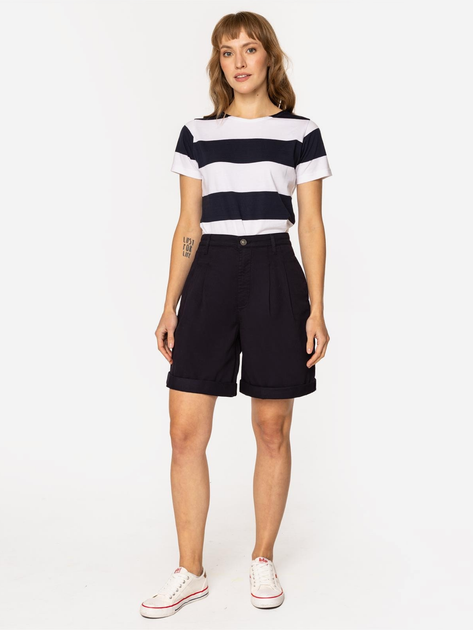 Шорти бавовняні жіночі Lee Cooper Hill-3720 S Сині (5905991740186) - зображення 3