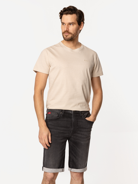 Шорти джинсові короткі чоловічі Lee Cooper Jog-5300 XL Темно-сірі (5905991726227) - зображення 5