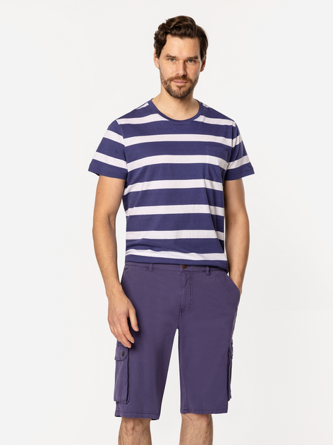 Spodenki męskie cargo bawełniane Lee Cooper Simone-9802 30 Fioletowe (5905991723295) - obraz 3
