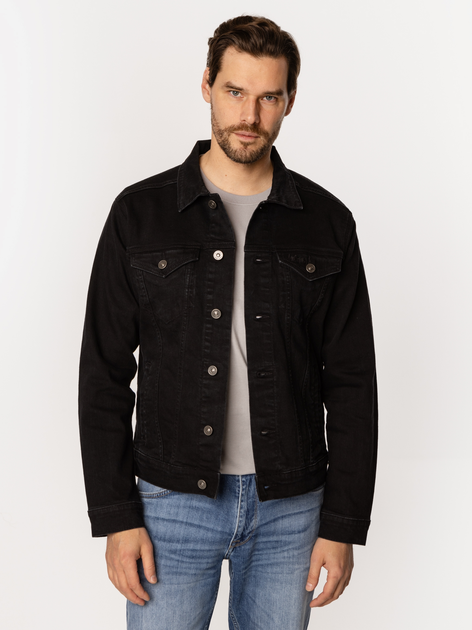 Куртка джинсова чоловіча Lee Cooper Mauro-1223 L Чорна (5905991725251) - зображення 3