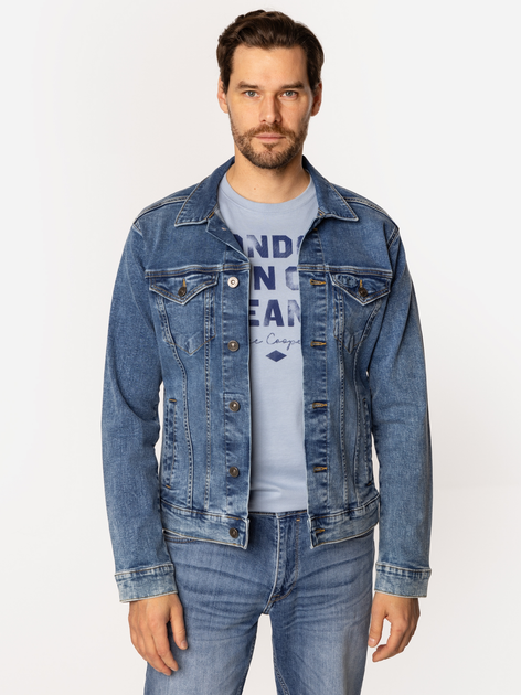 Куртка джинсова чоловіча Lee Cooper Mauro-1223 M Синя (5905991725282) - зображення 3