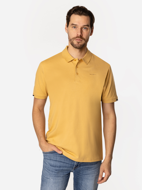 Koszulka polo męska Lee Cooper Alfi-4146 L Musztardowa (5905991724216) - obraz 1