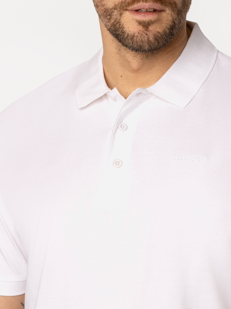 Koszulka polo męska Lee Cooper Alfi-4146 M Biąla (5905991724124) - obraz 3