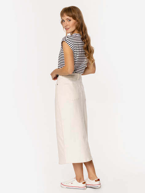 Spódnica damska midi jeansowa Lee Cooper Praia-4842 S Biąla (5905991725169) - obraz 4