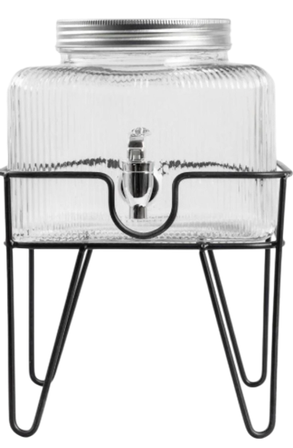 Dyspenser Homla Calore ryflowany na stojaku 3.5 l (5906496744402) - obraz 1