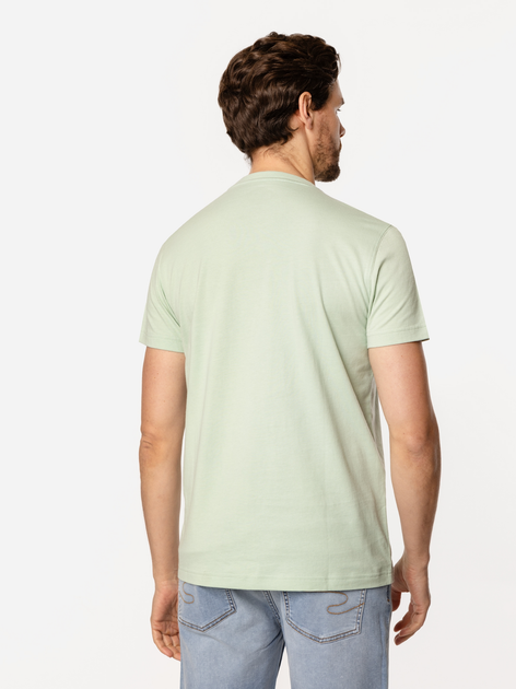 T-shirt męski basic bawełniany Lee Cooper Classic-1160 S Zielony (5905991727156) - obraz 2