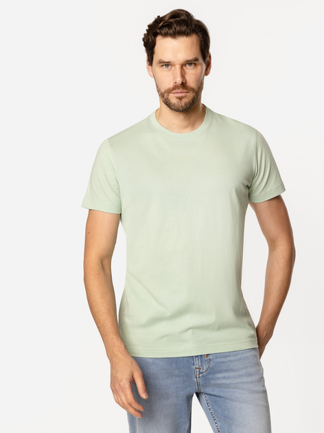 Футболка бавовняна довга чоловіча Lee Cooper Classic-1160 M Зелена (5905991727170) - зображення 1