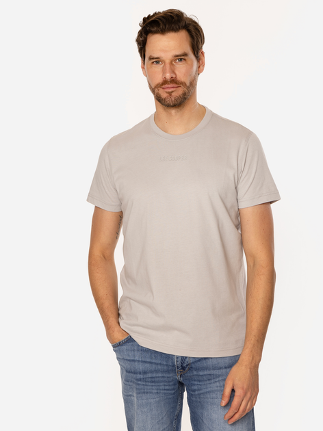 T-shirt męski basic bawełniany Lee Cooper Classic-1160 XL Szary (5905991727132) - obraz 3