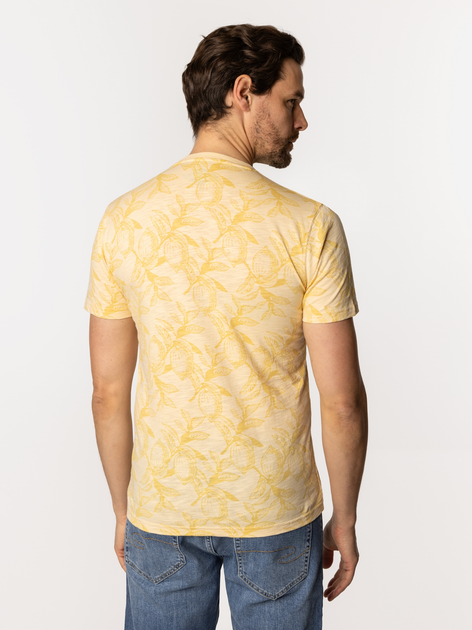 T-shirt męski z nadrukiem bawełniany Lee Cooper Lemon-3170 XL Żółty (5905991727729) - obraz 2