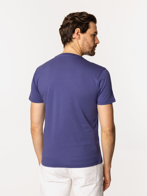 T-shirt męski bawełniany Lee Cooper Letters-1145 2XL Fioletowy (5905991727934) - obraz 2