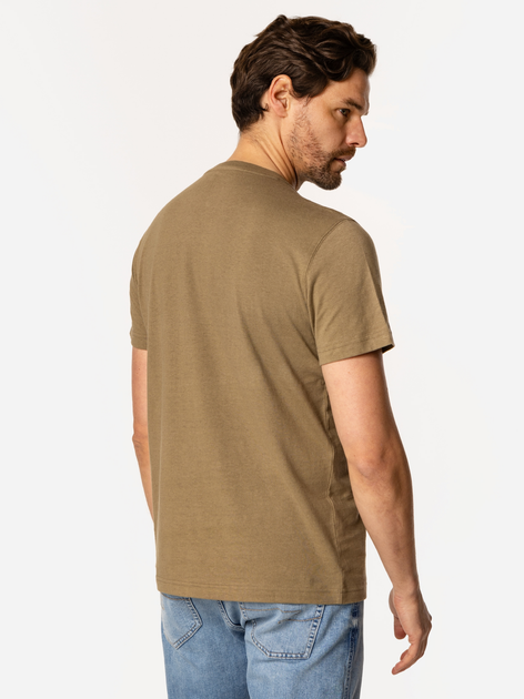 Футболка бавовняна довга чоловіча Lee Cooper Oslo-8515 2XL Хакі (5905991728153) - зображення 2