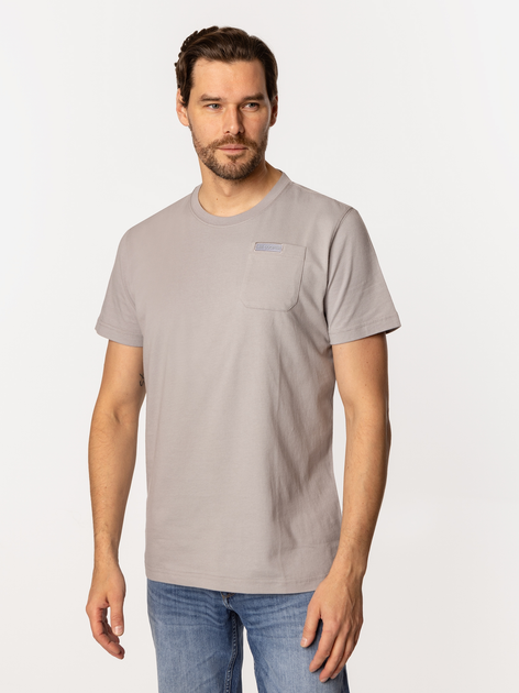 T-shirt męski basic bawełniany Lee Cooper Pocket-1160 L Szary (5905991727033) - obraz 3
