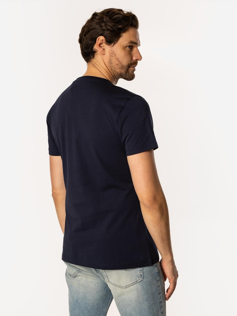 Футболка бавовняна довга чоловіча Lee Cooper Run Club-1160 L Чорна (5905991735663) - зображення 2