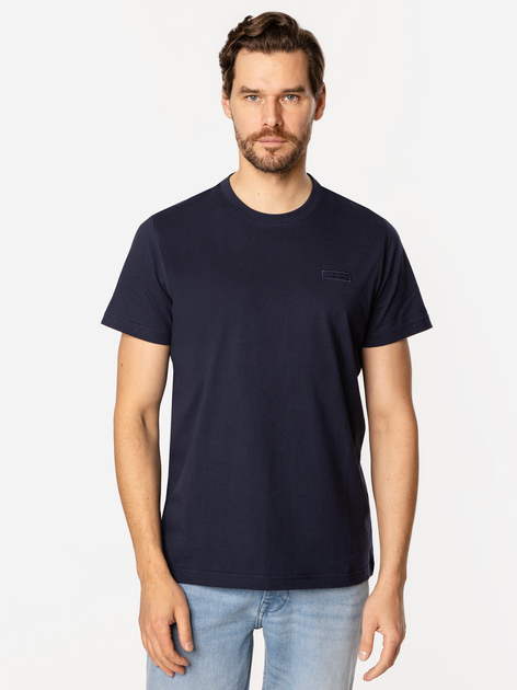 T-shirt męski basic bawełniany Lee Cooper Simple-1180 3XL Granatowy (5905991726869) - obraz 3
